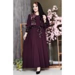 مانتو مجلسی ماکسی نیلو پولکی - مانتو پاتریس رشت