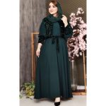 مانتو مجلسی ماکسی نیلو پولکی - مانتو پاتریس رشت