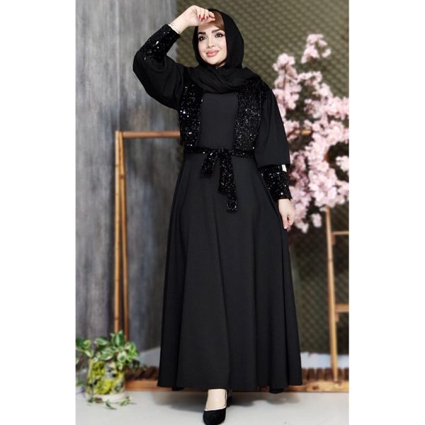 مانتو مجلسی ماکسی نیلو پولکی - مانتو پاتریس رشت