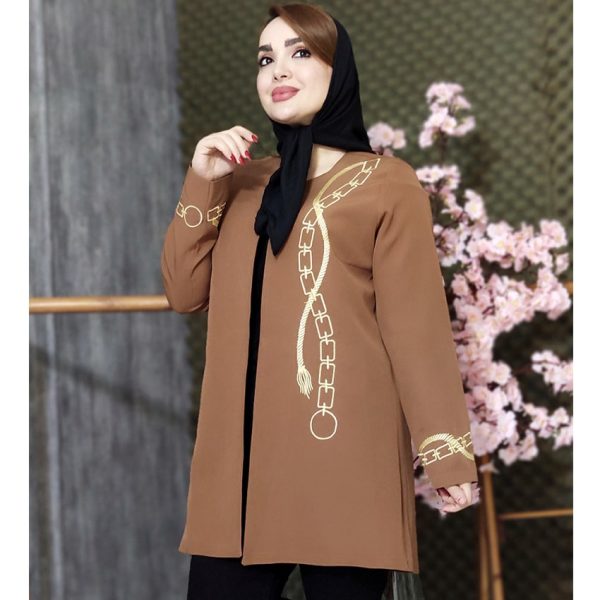 مانتو مازراتی گلدوزی زنجیر - مانتو پاتریس رشت