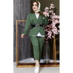 ست کت شوار کمر چرم - مانتو پاتریس رشت