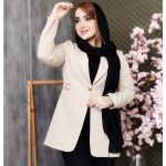 مانتو کتی دکمه طلایی - مانتو پاتریس رشت