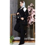 ست کت شلوار ژیله مازراتی مشکی