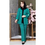 ست کت شلوار مازراتی لمه یقه هفت - مانتو پاتریس رشت