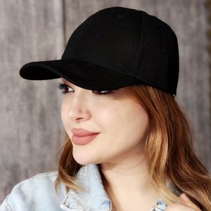 کلاه پرکی مشکی کتان - مانتو پاتریس رشت