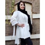 مانتو پلیسه آستین بندی 23000102 - Image 2