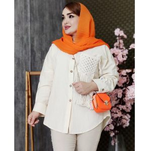 مانتو لینن جیب مکرومه - مانتو پاتریس رشت