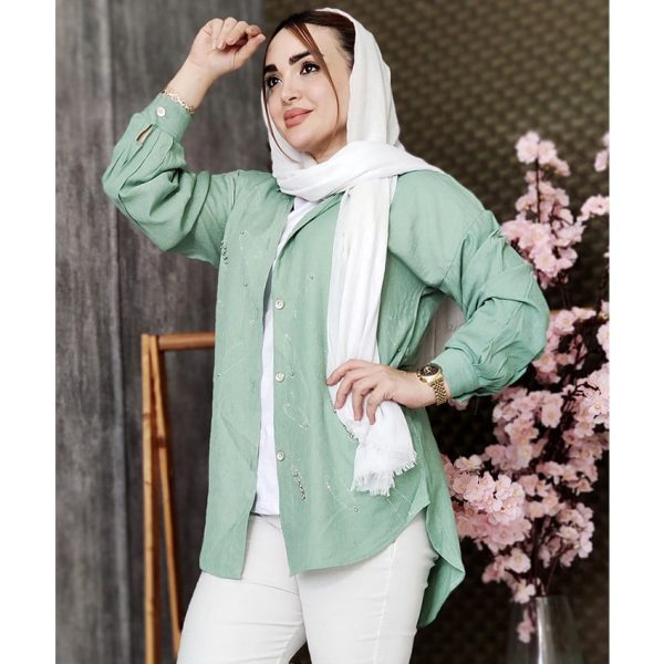 مانتو طرح سنجاق قفلی -مانتو پاتریس رشت