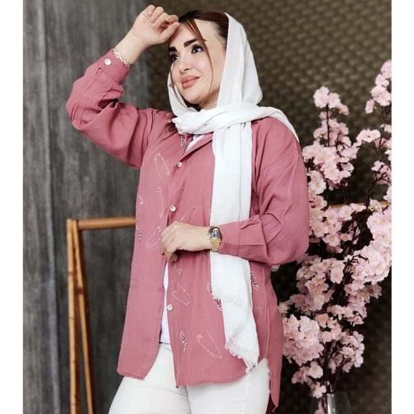 مانتو طرح سنجاق قفلی -مانتو پاتریس رشت