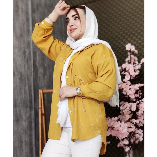 مانتو طرح سنجاق قفلی -مانتو پاتریس رشت