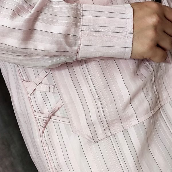 مانتو پلوتی ضربدری - مانتو پاتریس رشت