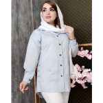 مانتو پلوتی ضربدری - مانتو پاتریس رشت