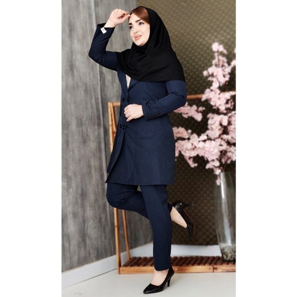 ست کت شلوار اداری دیپلمات - مانتو پاتریس رشت