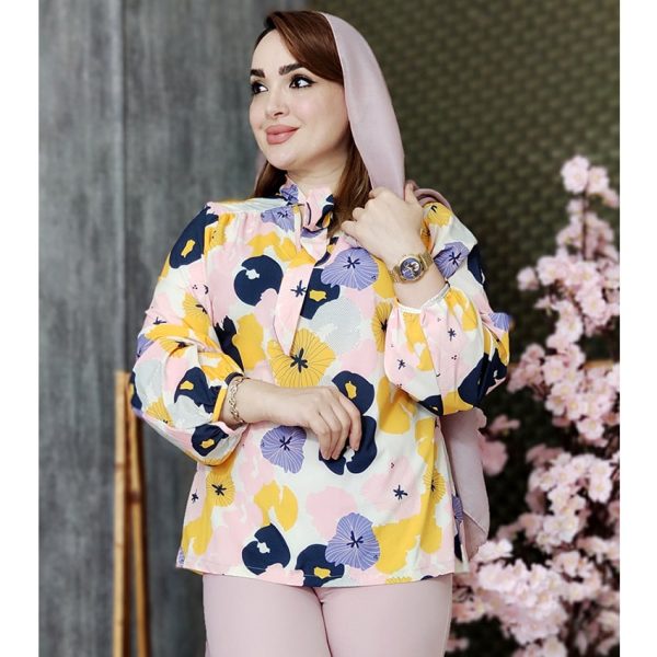 شومیز بوگاتی گلدار - مانتو پاتریس رشت