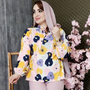 شومیز بوگاتی گلدار - مانتو پاتریس رشت