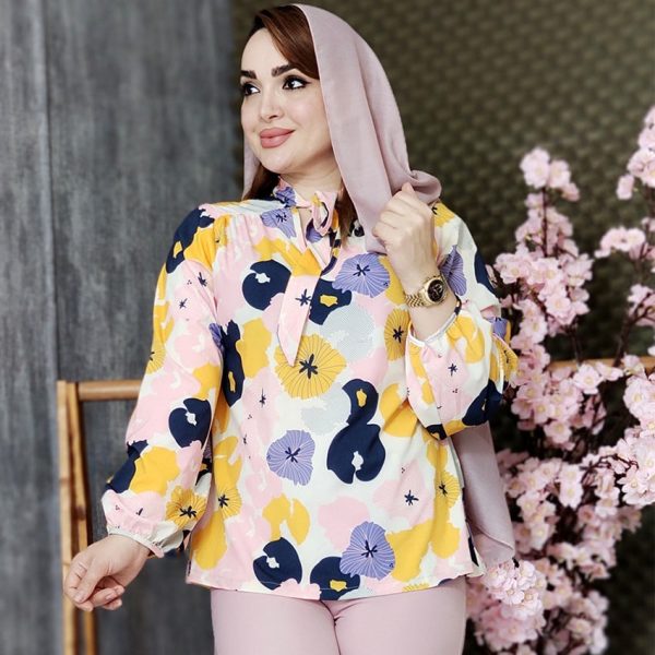 شومیز بوگاتی گلدار - مانتو پاتریس رشت