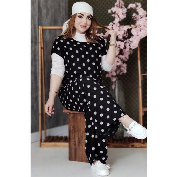 ست بلوز شلوار توپی نخی