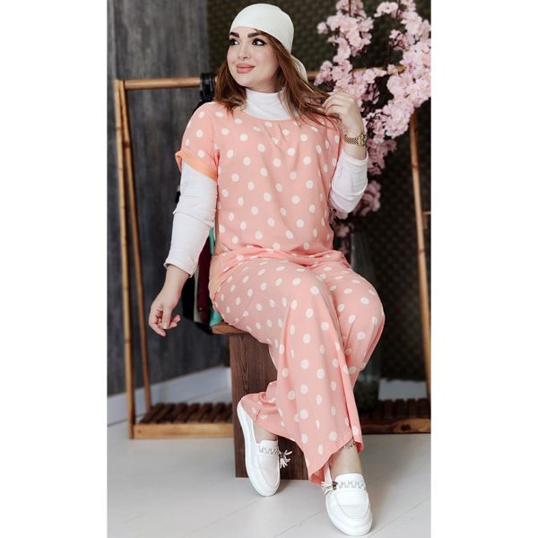 ست بلوز شلوار توپی نخی