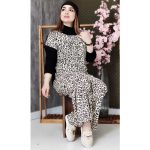 ست تیشرت شلوار کراش پلنگی - مانتو پاتریس رشت