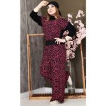 ست تیشرت شلوار کراش پلنگی