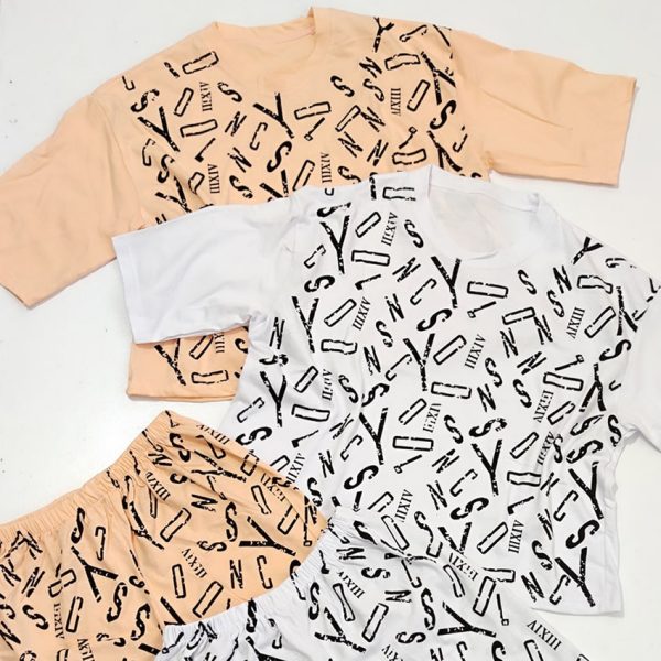 ست تیشرت شورتک حروف