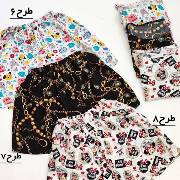 ست کراپ شورتک نخی - مانتو پاتریس رشت