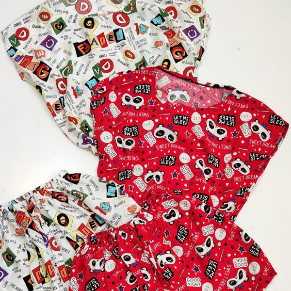 ست کراپ شورتک نخی - مانتو پاتریس رشت