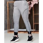 شلوار مولینه ملانژ دکمه ای