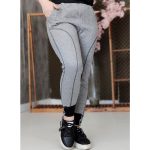 شلوار مولینه ملانژ دکمه ای