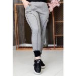 شلوار مولینه ملانژ دکمه ای