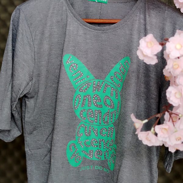 تیشرت کراپ ملانژ خرگوش - مانتو پاتریس رشت