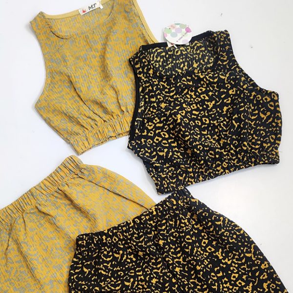 ست تاپ دامن پلنگی کراش - مانتو پاتریس رشت