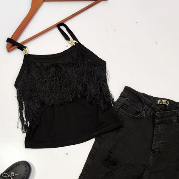 تاپ بندی ریش ریش - مانتو پاتریس رشت