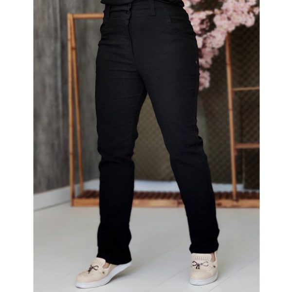 شلوار راسته مشکی - مانتو پاتریس رشت