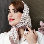 مینی اسکارف گلدار - مانتو پاتریس رشت
