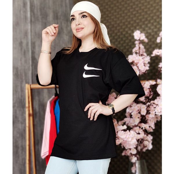 32100147-2-min تیشرت لانگ دو نایک نخ پنبه - مانتو پاتریس رشت