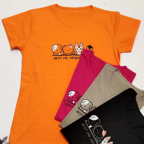 تیشرت چاپ بست فرندز - مانتو پاتریس رشت