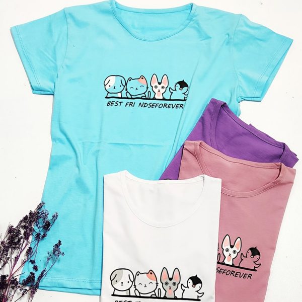 تیشرت چاپ بست فرندز - مانتو پاتریس رشت