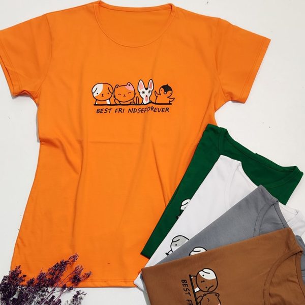 تیشرت چاپ بست فرندز - مانتو پاتریس رشت