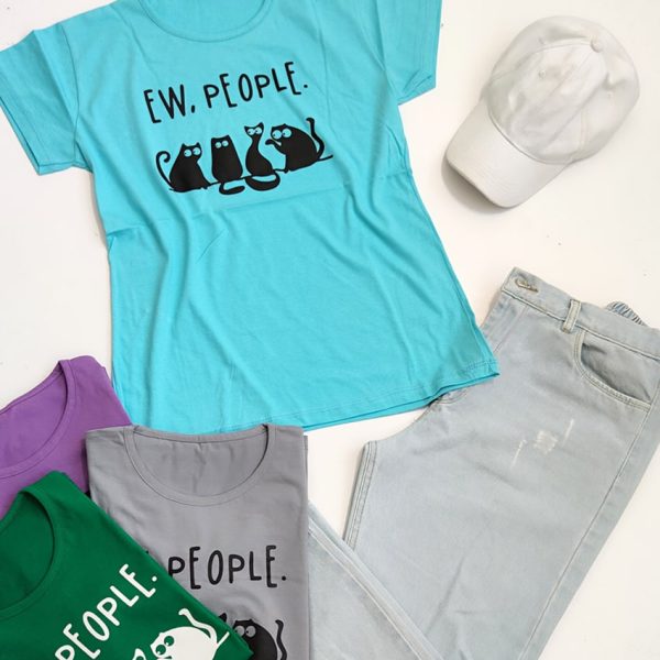 تیشرت نخ پنبه گربه - مانتو پاتریس رشت