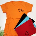 تیشرت نخ پنبه 3 قلب - مانتو پاتریس رشت