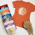 تیشرت چاپ گل و پروانه - مانتو پاتریس رشت