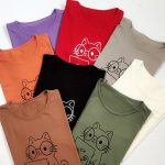 تیشرت چاپ گربه عینکی - مانتو پاتریس رشت