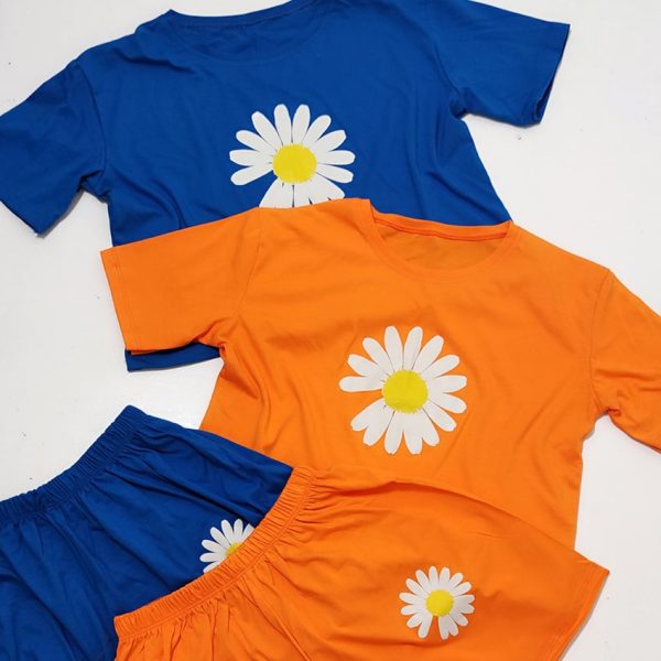 32100399-6-min ست تیشرت شورتک بابونه نخ پنبه - مانتو پاتریس رشت