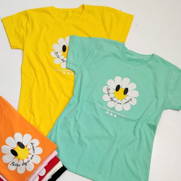 تیشرت نخ پنبه بابونه - مانتو پاتریس رشت