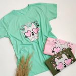 تیشرت چاپ چشم قلبی - مانتو پاتریس رشت