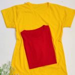 تیشرت بیسیک نخ پنبه رنگی