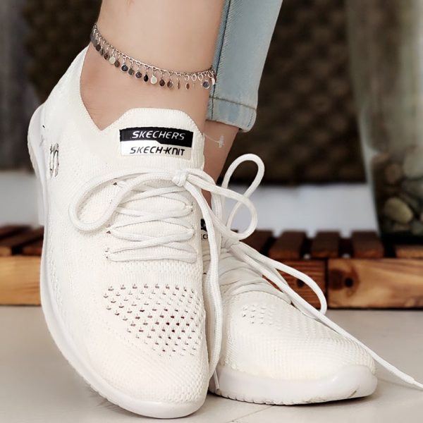 کتونی اسکیچرز سفید - مانتو پاتریس رشت