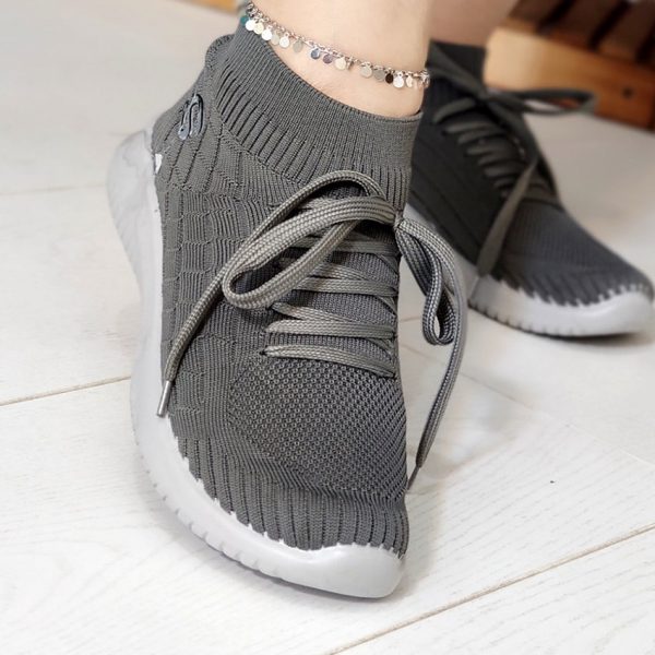 کتونی اسکیچرز ساقدار طوسی - مانتو پاتریس رشت