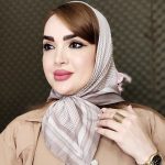 مینی اسکارف طرحدار - مانتو پاتریس رشت